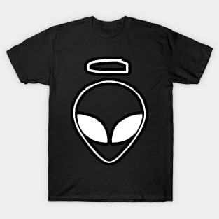 Alien Head Saint Design T-Shirt